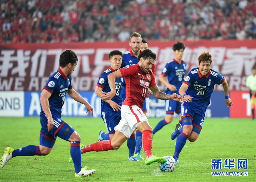 广州恒大客场击败韩国球队，跻身亚冠16强